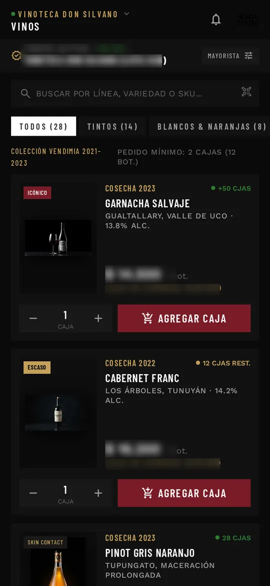 Catálogo por canal — Desquiciado